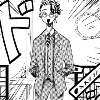 Стикер Hanma Shuji. - 2