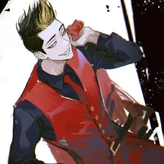 Стикер Hanma Shuji. - 9