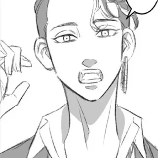 Стикер Hanma Shuji. - 6