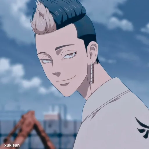 аниме облако небо