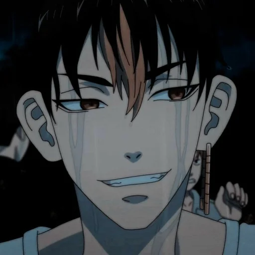 аниме мультфильм человеческое лицо