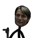 Стикер УИЛЛ И ГАННИБАЛ - 0