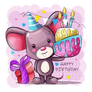 Стикер Happy Birthday - 10