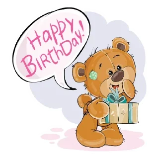 Стикер Happy Birthday - 4