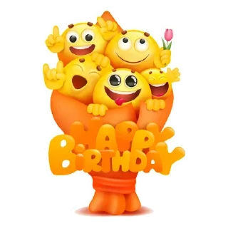 Стикер Happy Birthday - 11