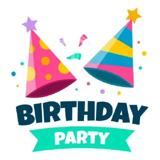 Стикер Happy Birthday - 0