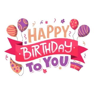 Стикер Happy Birthday - 3