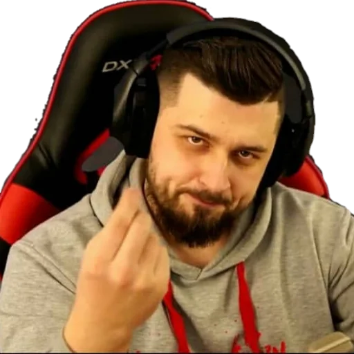 person headphones human face