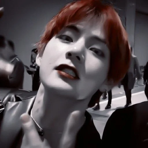 human face person red hair