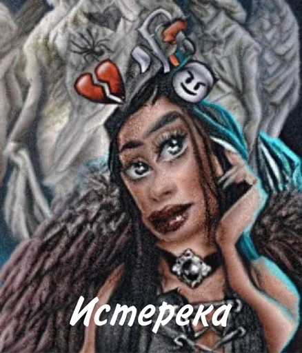 human face cartoon fiction