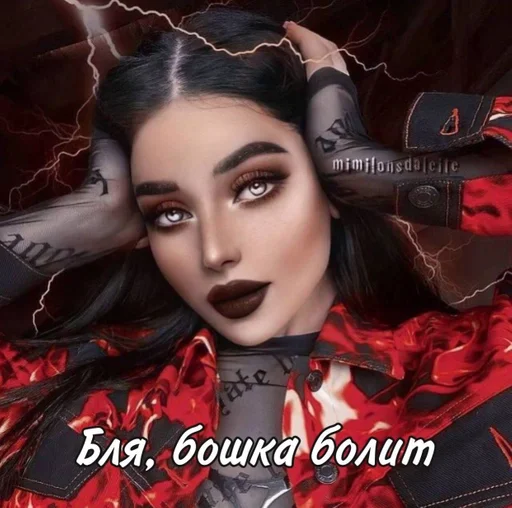 человеческое лицо cg иллюстрация готический