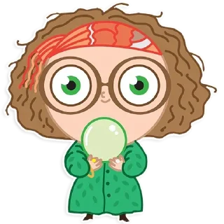 Стикер Harry Potter Cartoons @stickersb2b - 11