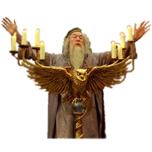 candle statue person