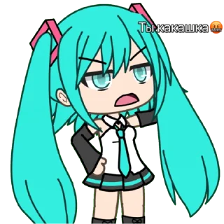 Sticker ГАЧА МУЧИ С ХАТСУНЕ МИКУ - 2