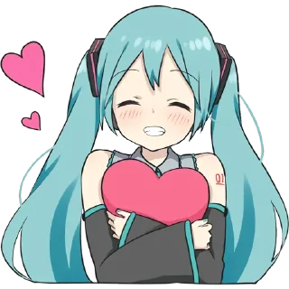 Sticker Hatsune Miku @hoshiyaku - 9