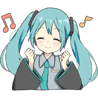 Sticker Hatsune Miku @hoshiyaku - 1