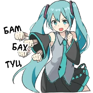 Sticker Hatsune Miku @hoshiyaku - 0