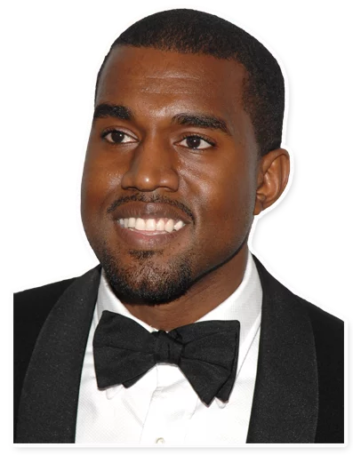 human face bow tie person