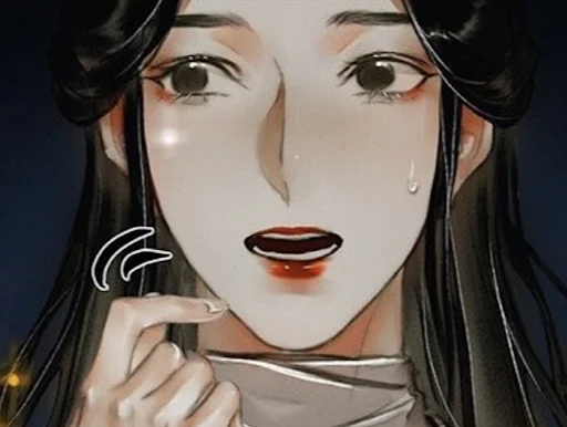 human face cartoon lipstick