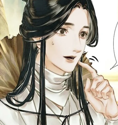 anime sketch human face