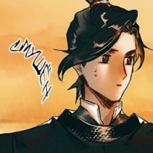 anime cartoon human face