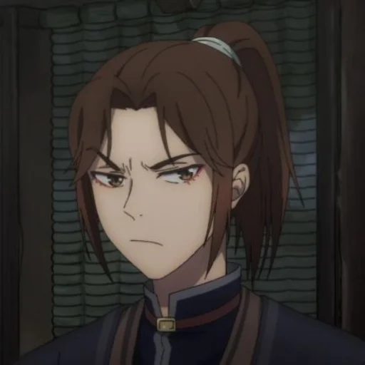 anime cartoon human face