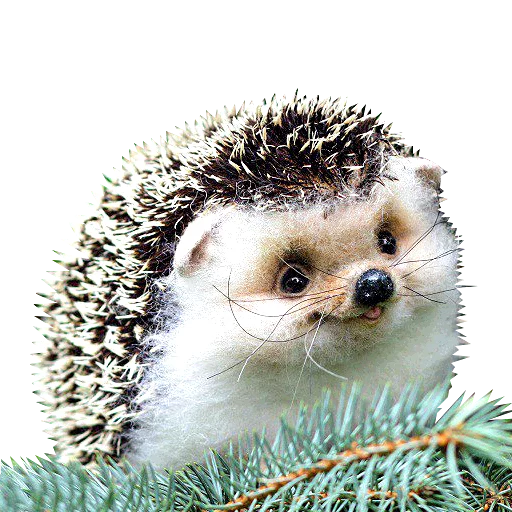 Sticker Милые ёжики и радость - 4