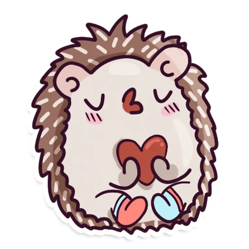 Sticker Hedgehog @artrarium - 11