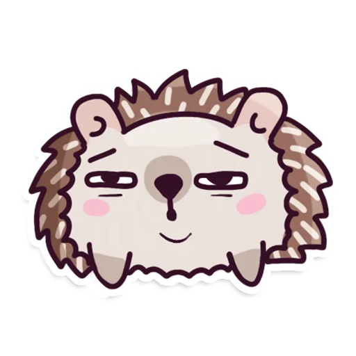 Sticker Hedgehog @artrarium - 5