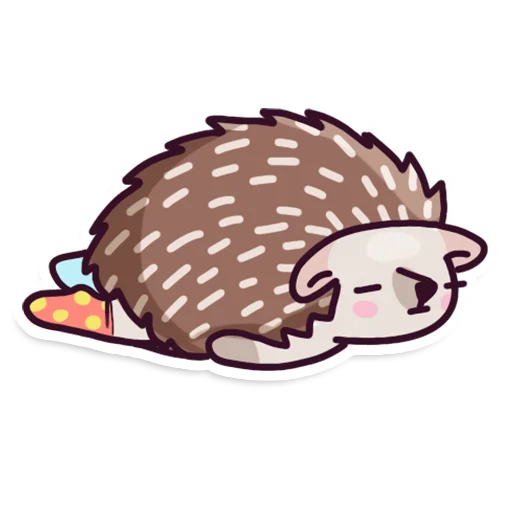 Sticker Hedgehog @artrarium - 3