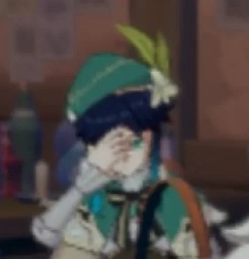 human face hat wearing