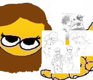 Sticker Мемы нот хехе - 4