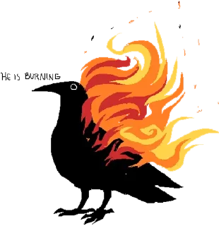 Стикер He is Burning - 5