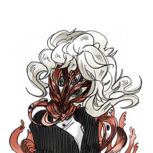 аниме эскиз иллюстрация