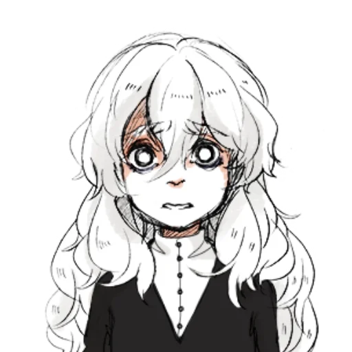 эскиз аниме искусство