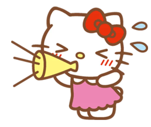 Стикер Hello Kitty (Happy Days ver.) - 10