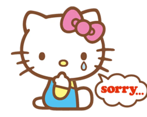 Стикер Hello Kitty (Happy Days ver.) - 8