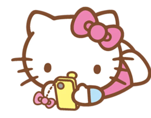 Стикер Hello Kitty (Happy Days ver.) - 4