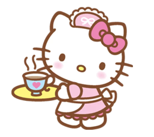 Стикер Hello Kitty (Happy Days ver.) - 1