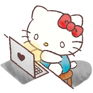 Sticker Привет Китти! @Nyasticks - 7