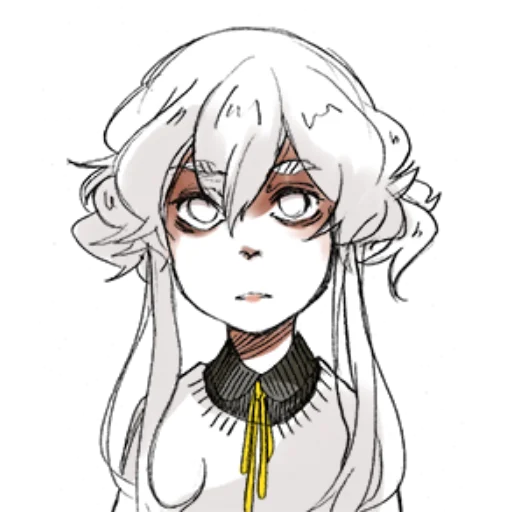 аниме иллюстрация эскиз