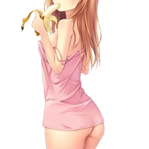 cartoon long hair clothing