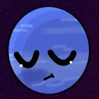Стикер Нептун (чо?) @Femoji - 6