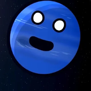 Стикер Нептун (чо?) @Femoji - 8