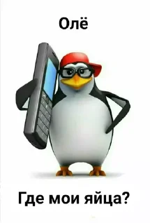 Sticker Жоские пингвины, - 4