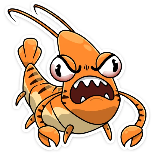 Стикер Shrimp - 6