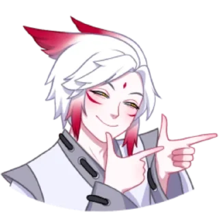 Стикер Хидэ by @offstikbot - 2