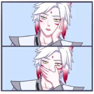 Стикер Хидэ by @offstikbot - 6