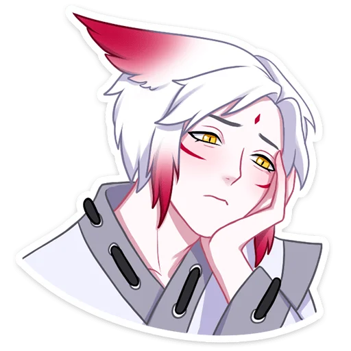 Стикер Хидэ @nyasticks - 3