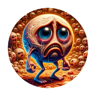 Sticker High on Cringe - 4